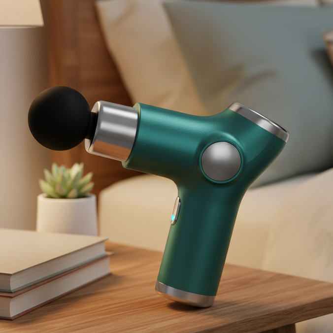 Lightweight Portable Handheld Compact Massage Gun Rechargeable Digital Screen Wireless - Image 1