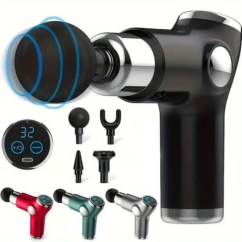 Lightweight Portable Handheld Compact Massage Gun Rechargeable Digital Screen Wireless - Image 14