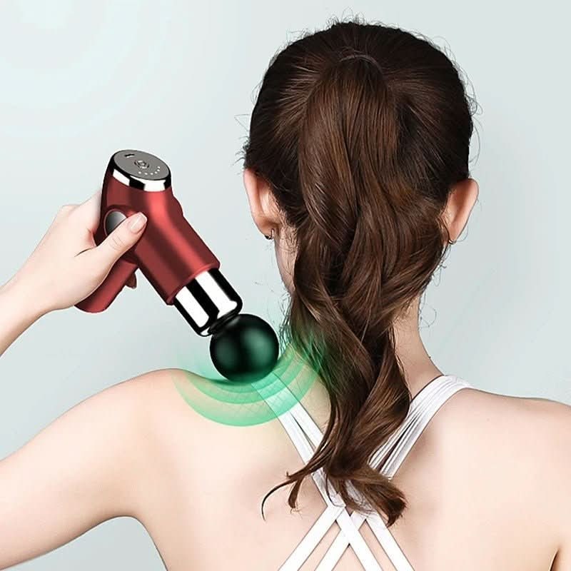 Lightweight Portable Handheld Compact Massage Gun Rechargeable Digital Screen Wireless - Image 2