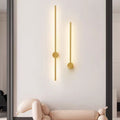Linear Wall Sconce Modern LED Warm White Indirect Backlit Metal Minimalist Matte Black - Image 2