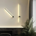 Linear Wall Sconce Modern LED Warm White Indirect Backlit Metal Minimalist Matte Black - Image 5
