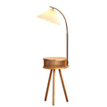 Living Room Floor Lamp Arc Floor Lamp Wooden Adjustable - Image 13