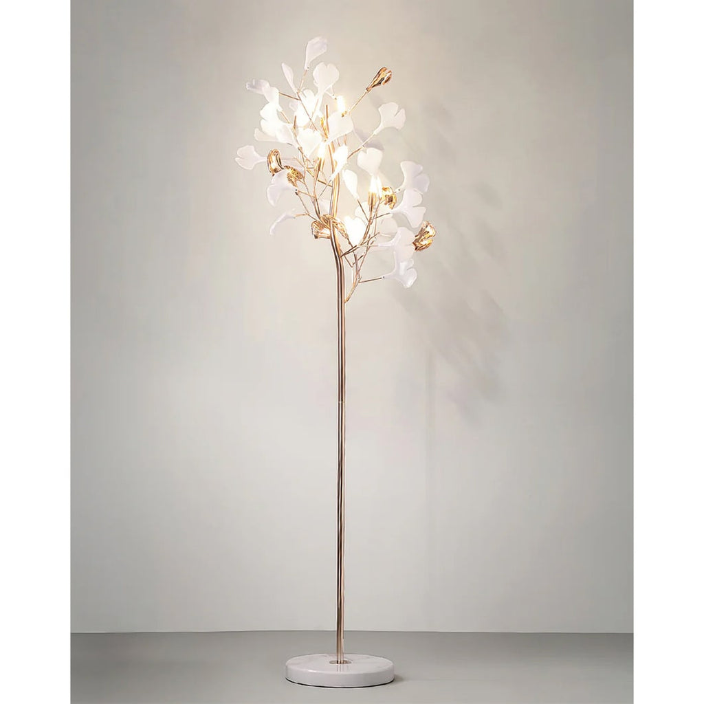 Living Room Floor Lamp Modern Floor Lamp Floral Design Decorative - Image 12