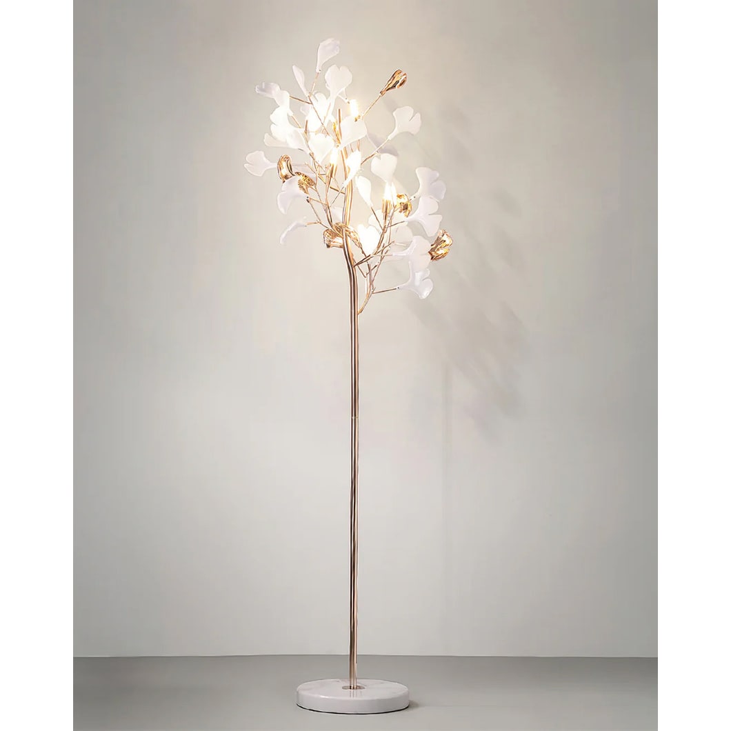 Living Room Floor Lamp Modern Floor Lamp Floral Design Decorative - Image 12