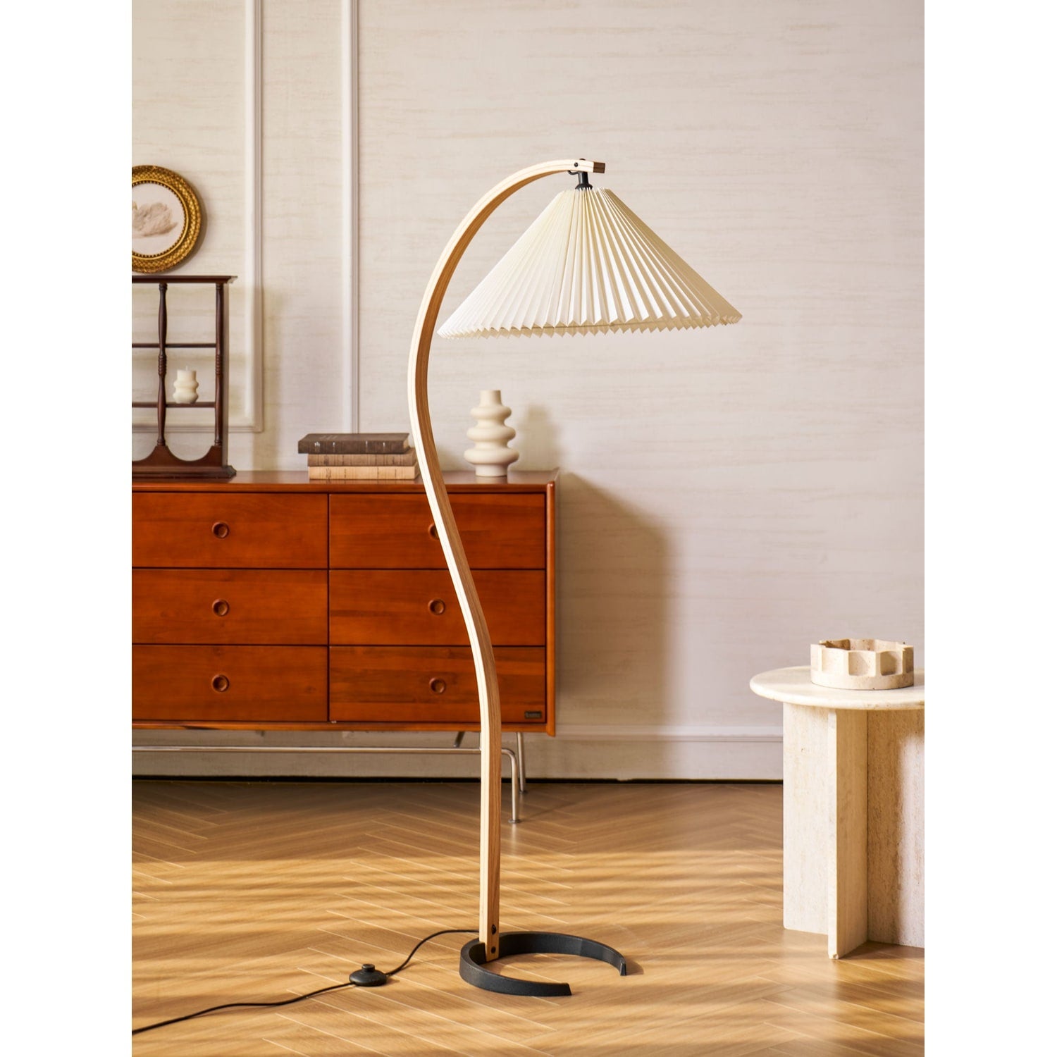Living Room Floor Lamp Modern Floor Lamp Wooden Decorative - Image 21