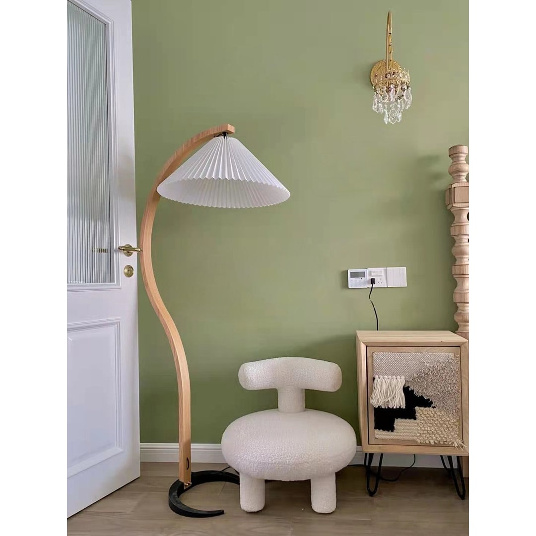 Living Room Floor Lamp Modern Floor Lamp Wooden Decorative - Image 31