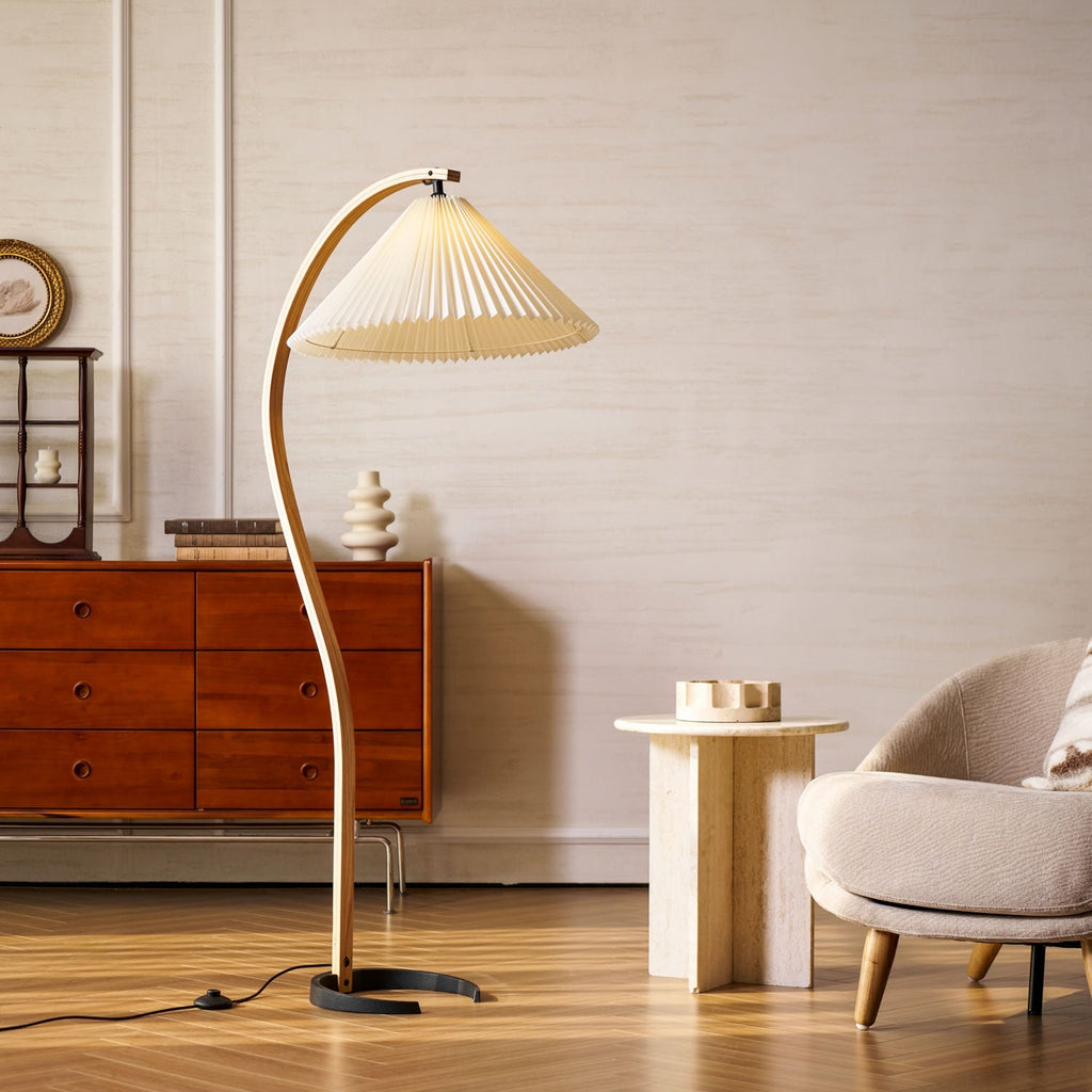 Living Room Floor Lamp Modern Floor Lamp Wooden Decorative - Image 4