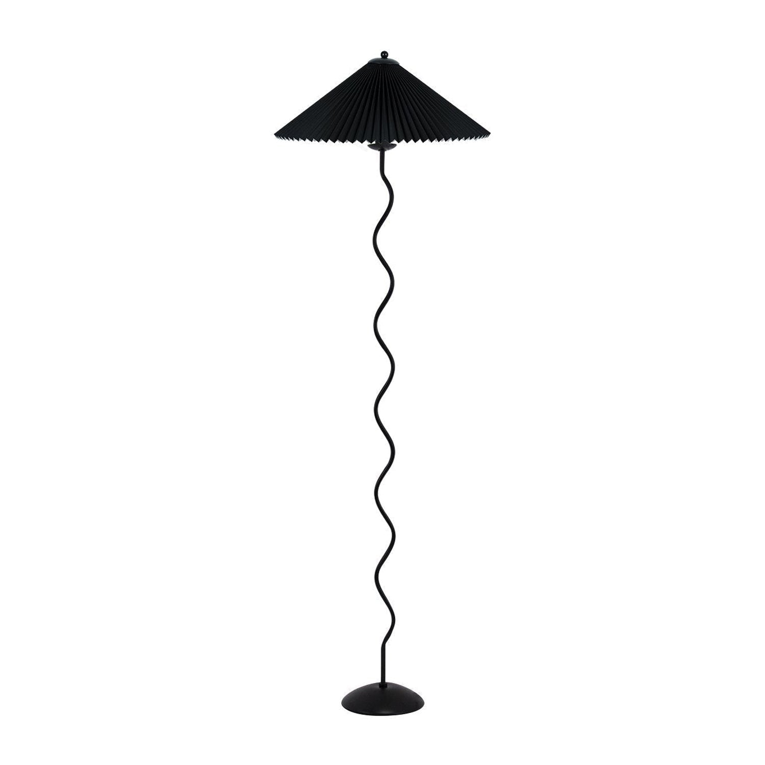 Living Room Floor Lamp Modern Floor Lamp Wooden Pleated Wooden Base - Image 33