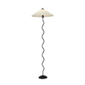 Living Room Floor Lamp Modern Floor Lamp Wooden Pleated Wooden Base - Image 37