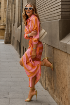 Wrap Collar Summer Dress – Elegant Fit, Modern Style & Effortless Comfort