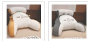 Lumbar Support Reading Pillow for Bed with Backrest Armrests and Detachable Neck Roll - Image 49