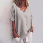 Women’s Relaxed Fit Blouse for Everyday Comfort – Lightweight Top for Work, Casual Wear and Effortless Style
