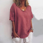 Women’s Relaxed Fit Blouse for Everyday Comfort – Lightweight Top for Work, Casual Wear and Effortless Style