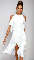 Trendy Dress with Stylish Shoulder Cutouts for Women – Fashion-Forward Outfit for Parties, Events and Modern Looks