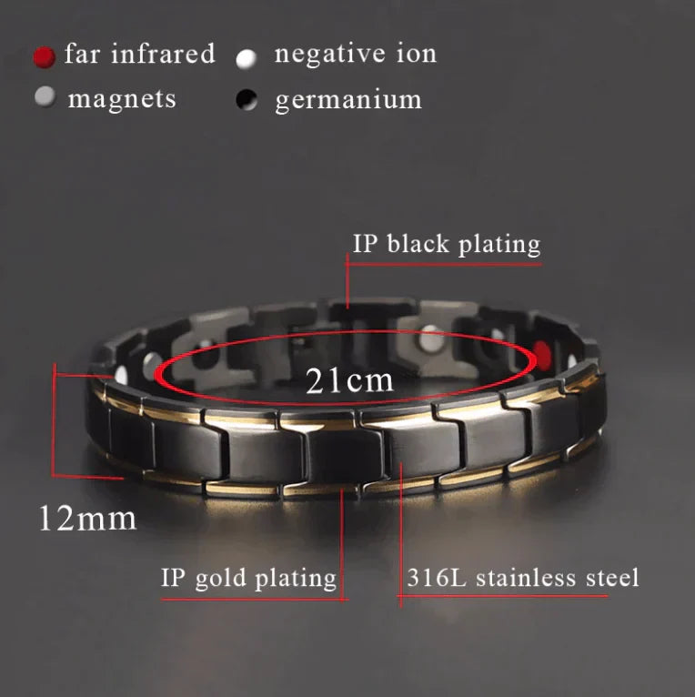 Stylish Magnetic Bracelet for Everyday Wear – Sleek Decorative Accessory for Casual and Modern Outfits - Wellness Bracelet