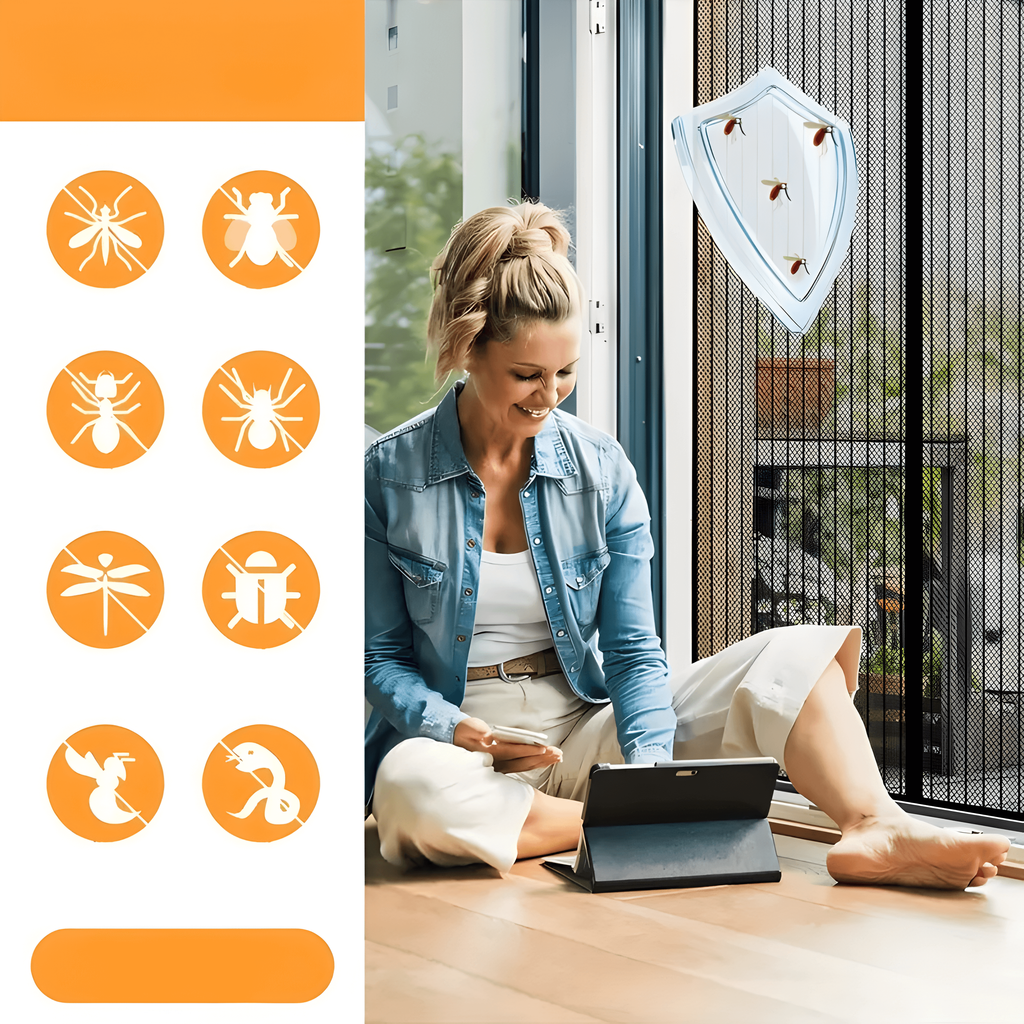 Magnetic Screen Door with Self-Closing Mesh and Pet-Friendly Design - Image 10