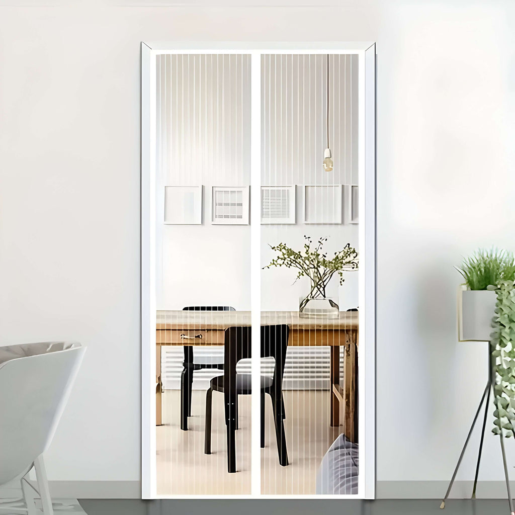 Magnetic Screen Door with Self-Closing Mesh and Pet-Friendly Design - Image 3