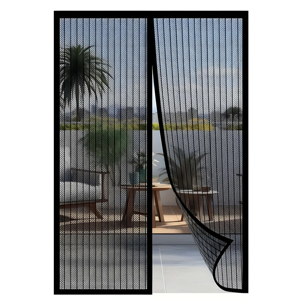 Magnetic Screen Door with Self-Closing Mesh and Pet-Friendly Design - Image 4