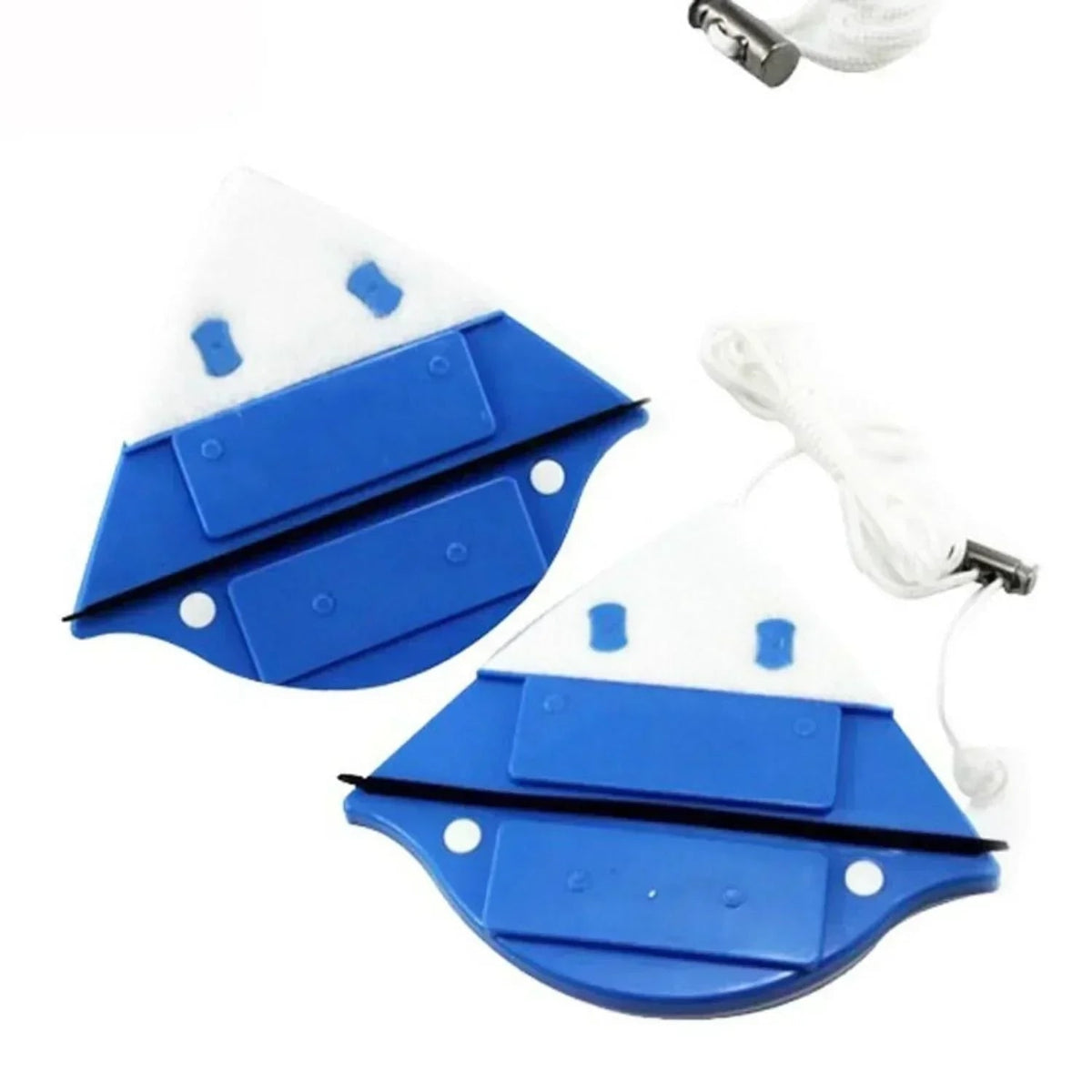 Magnetic Window Cleaner and Squeegee with Triangular Design for Hard-To-Reach - Image 9