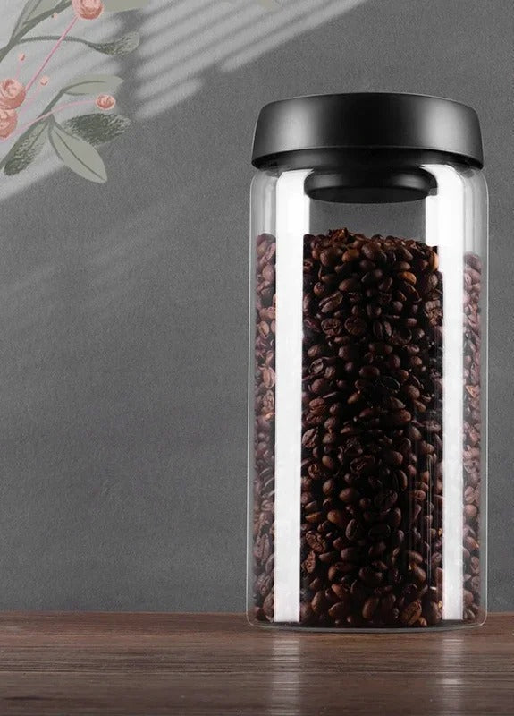 Airtight Coffee Bean Storage Container for Freshness – Sealed Canister for Home Brewing, Kitchen Storage and Daily Coffee Use