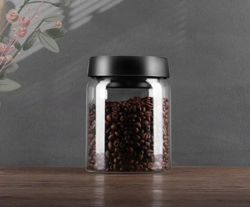 Airtight Coffee Bean Storage Container for Freshness – Sealed Canister for Home Brewing, Kitchen Storage and Daily Coffee Use