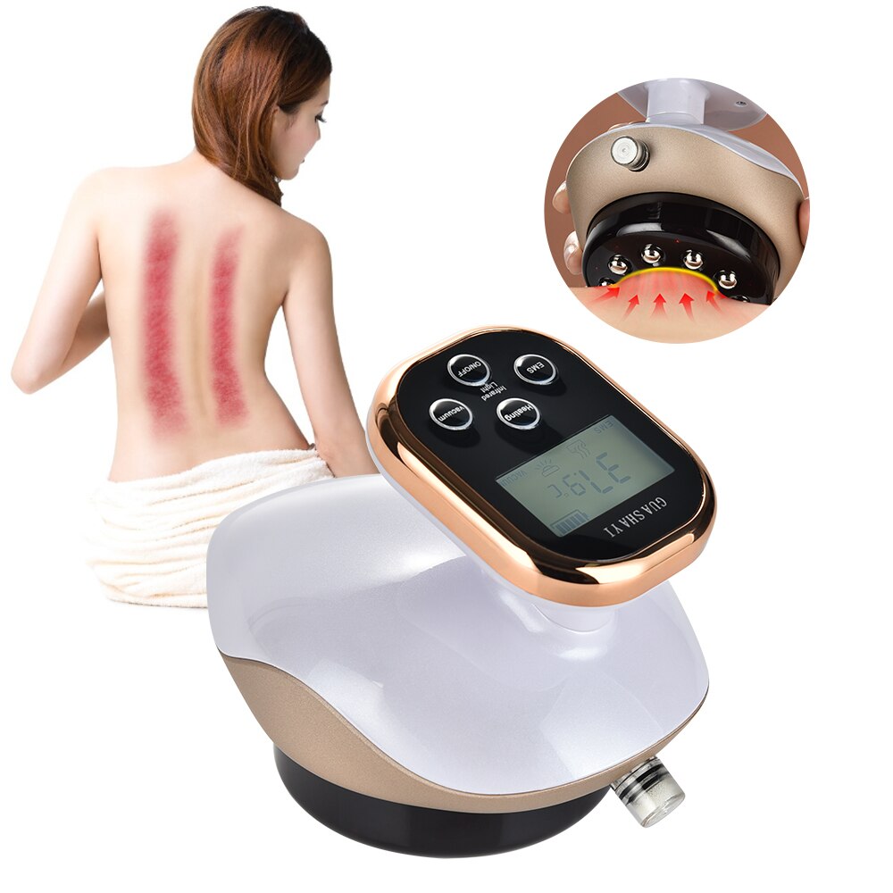 LCD Display Electric Vacuum Body Massager - Anti-Cellulite & Muscle Relief Device