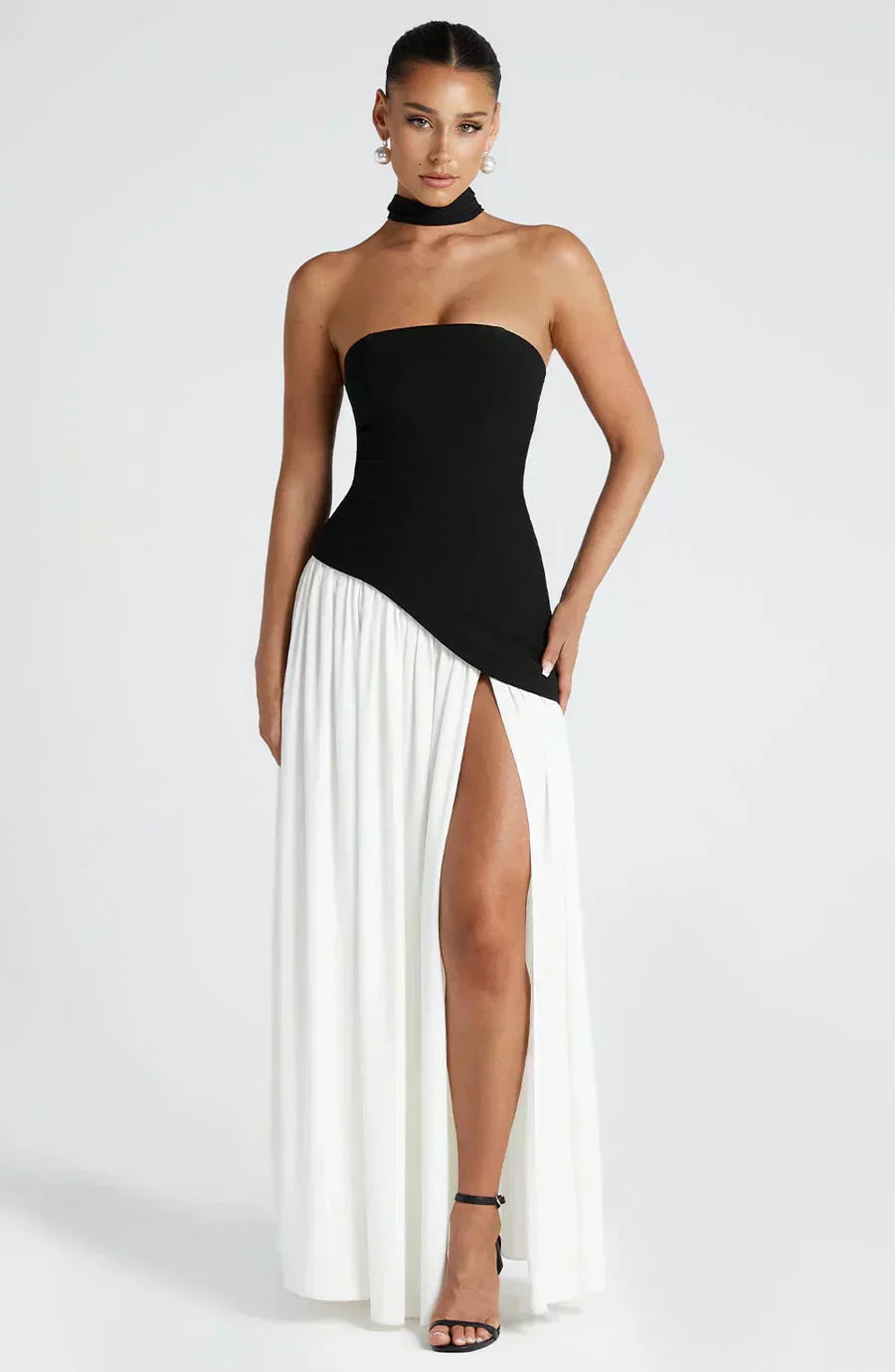 Emily | Asymmetric Maxi Dress for Women - Perfect for Wedding Guests