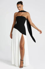 Emily | Asymmetric Maxi Dress for Women - Perfect for Wedding Guests