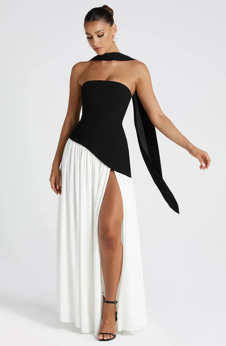 Emily | Asymmetric Maxi Dress for Women - Perfect for Wedding Guests
