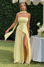 Emily | Asymmetric Maxi Dress for Women - Perfect for Wedding Guests
