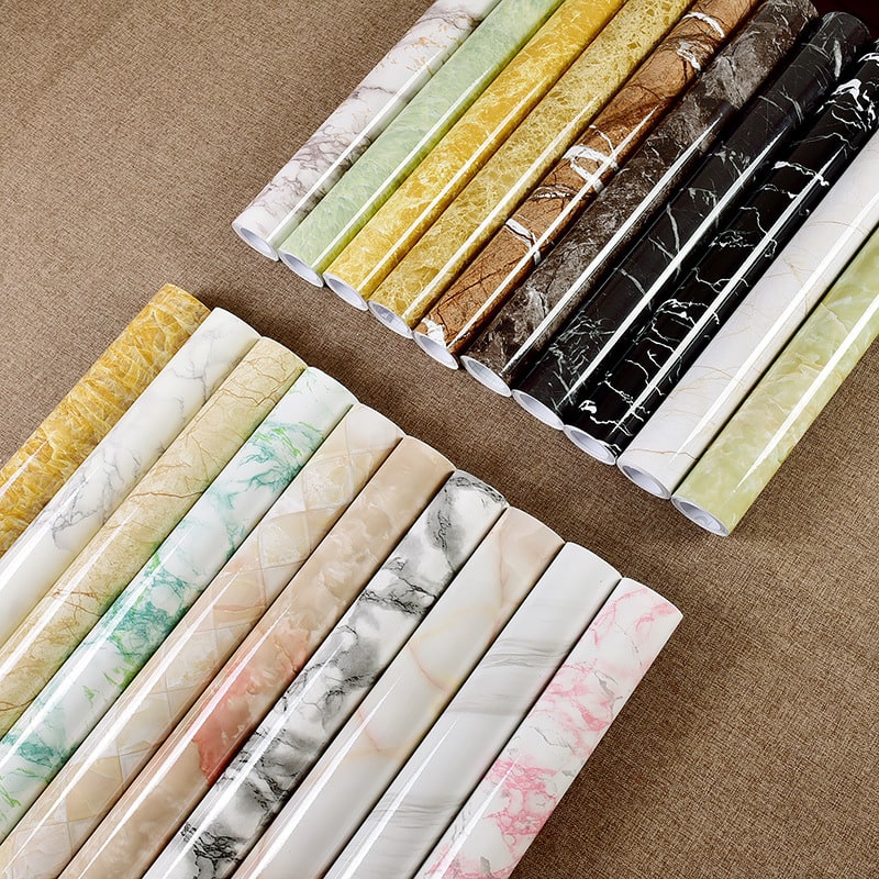 Marble Contact Paper for Countertop and Shelf Liner Peel and Stick Waterproof Wallpaper - Image 1