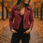 Marielle – Lightweight Versatile Leather Jacket - Chic Comfort