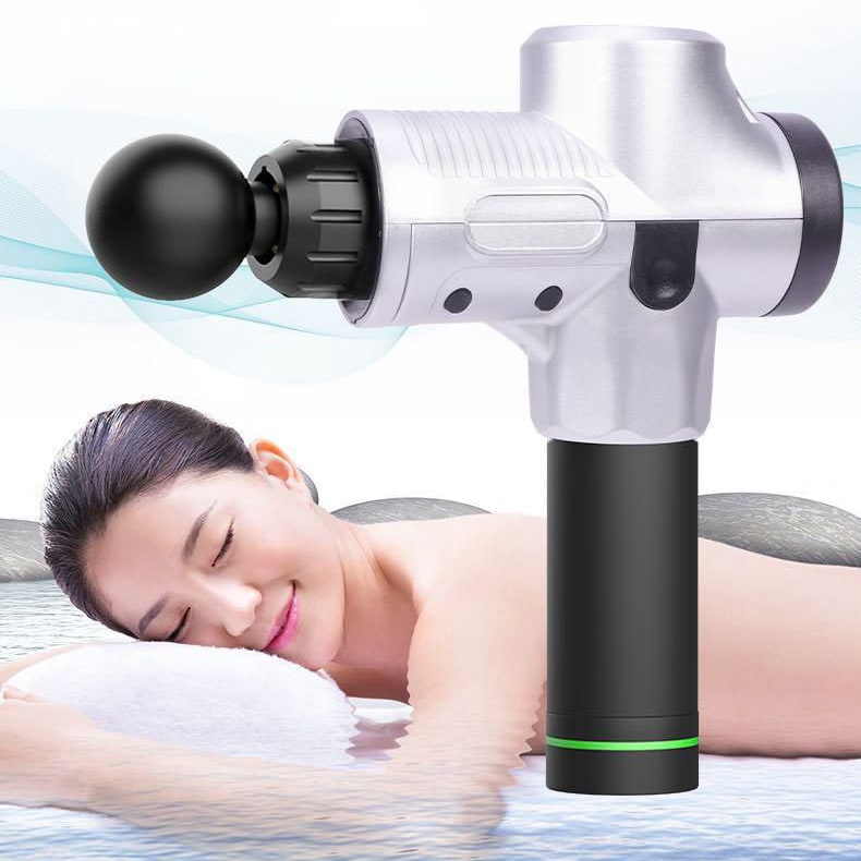 Massage Gun Handheld Muscle Massager with Percussion Fascia Technology and Six Interchangeable Heads - Image 2