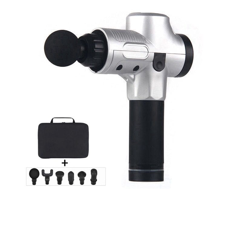 Massage Gun Handheld Muscle Massager with Percussion Fascia Technology and Six Interchangeable Heads - Image 3