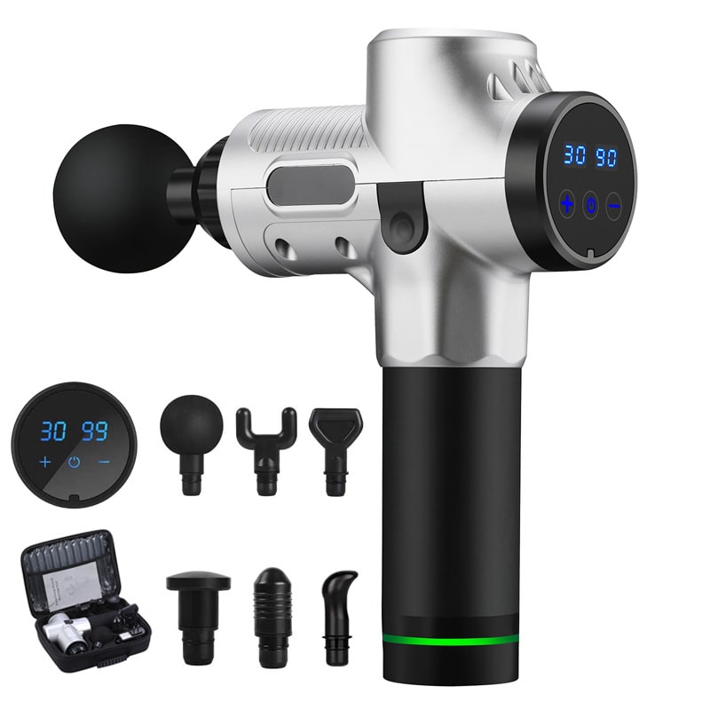 Massage Gun Handheld Muscle Massager with Percussion Fascia Technology and Six Interchangeable Heads - Image 5
