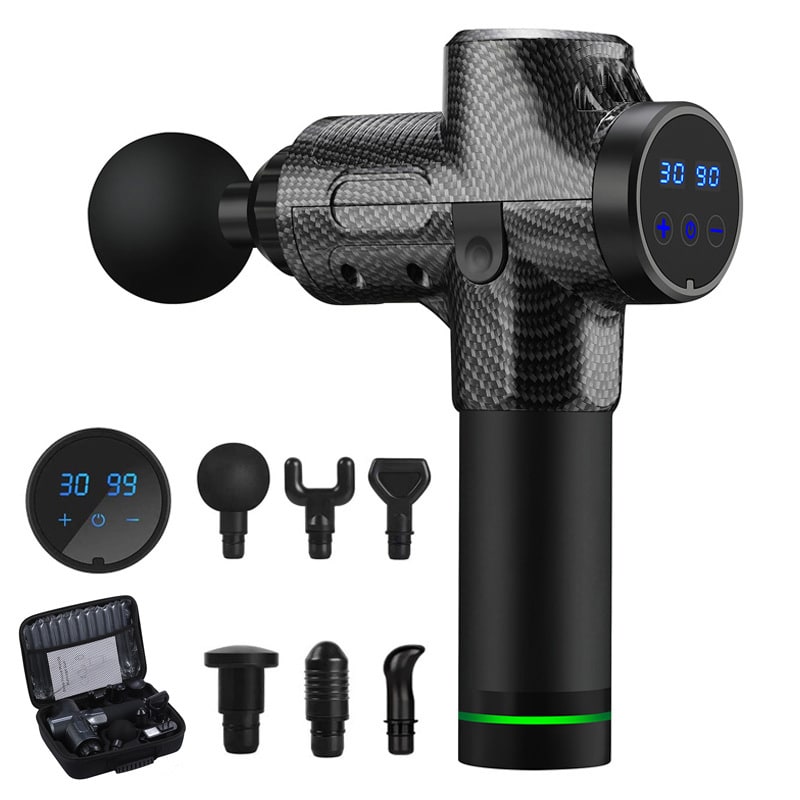 Massage Gun Handheld Muscle Massager with Percussion Fascia Technology and Six Interchangeable Heads - Image 6