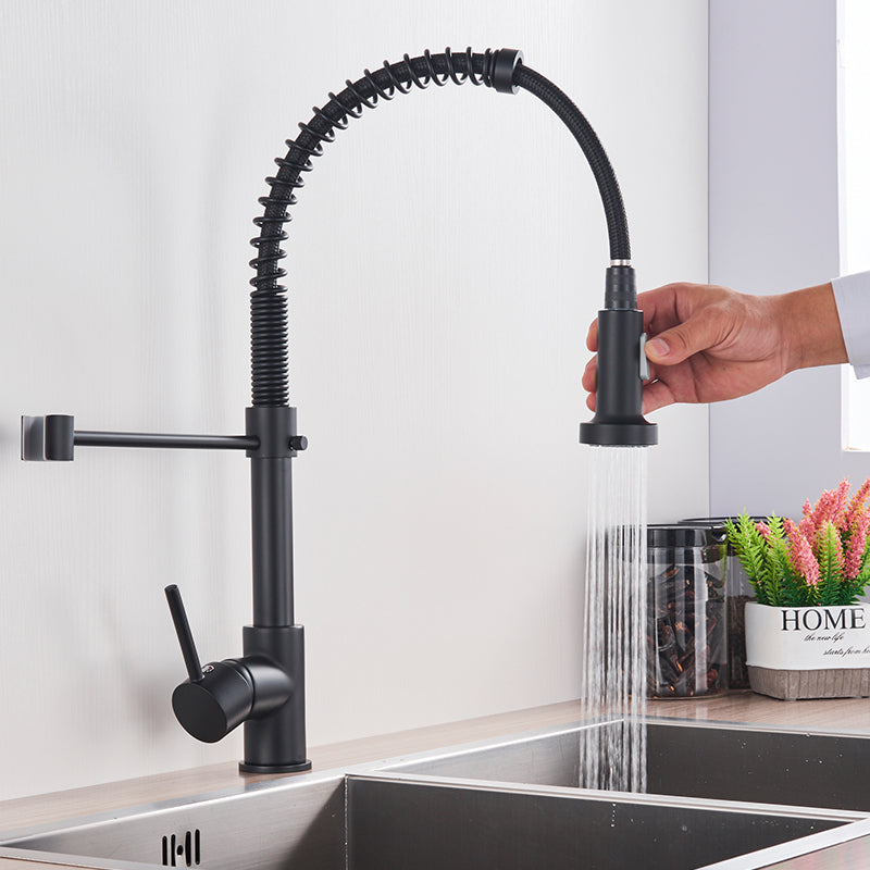 Modern Kitchen Faucet with Pull-Out Sprayer – Versatile Functional Design for Cooking and Cleaning