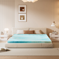 Memory Foam Mattress Topper with Cooling Gel and Pressure Relief for Twin Queen and Beds - Image 1