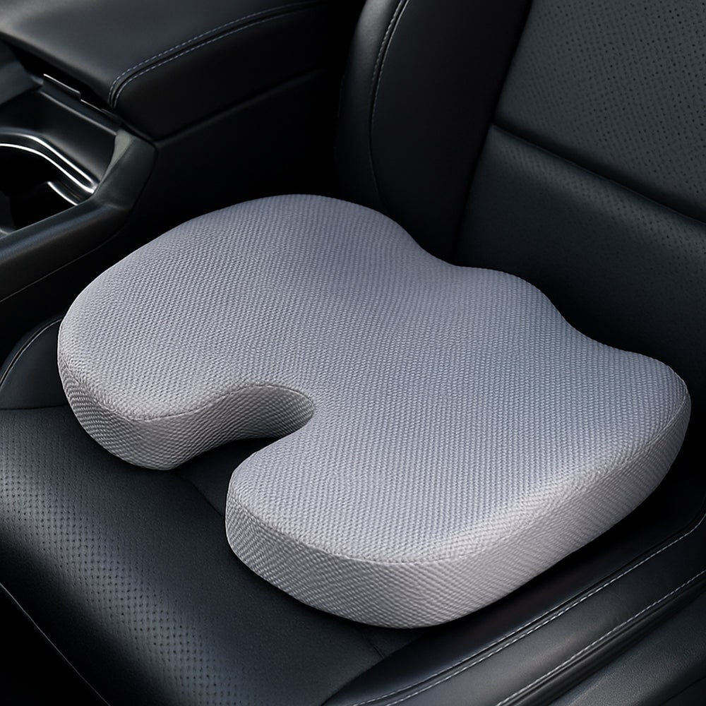 Memory Foam Seat Cushion Ergonomic Car Gel U Shaped Mesh Coccyx - Image 1