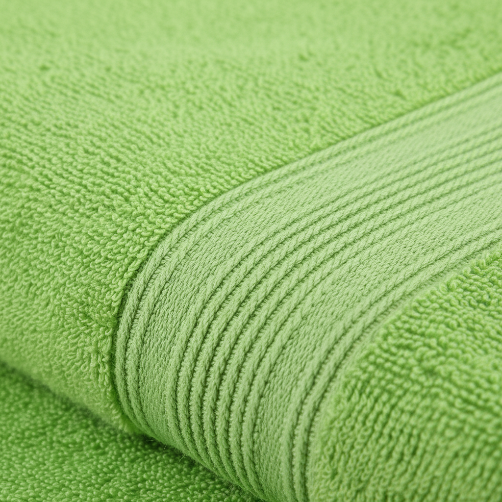 Men's 10 Piece Cotton Towel Set for Bathroom with Absorbent Terry Cloth and Ribbed Borders - Image 3