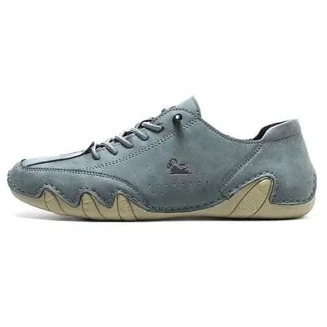 Men's Barefoot Shoes with Flexible Rubber Sole Lace-Up Closure and Textured Tread - Image 13