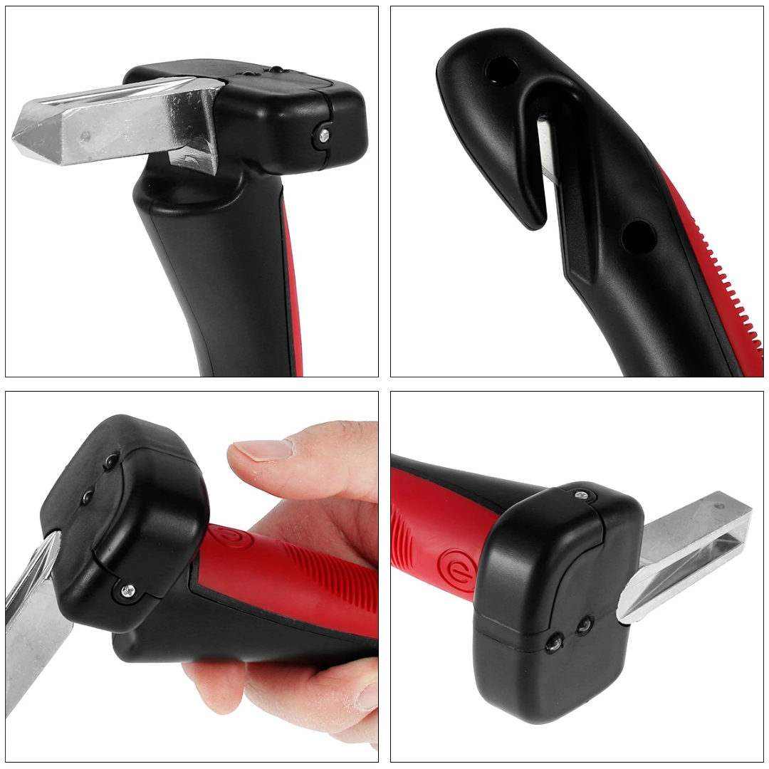 Men's Car Door Handle Assist with Emergency Window Breaker and Seatbelt Cutter - Image 7