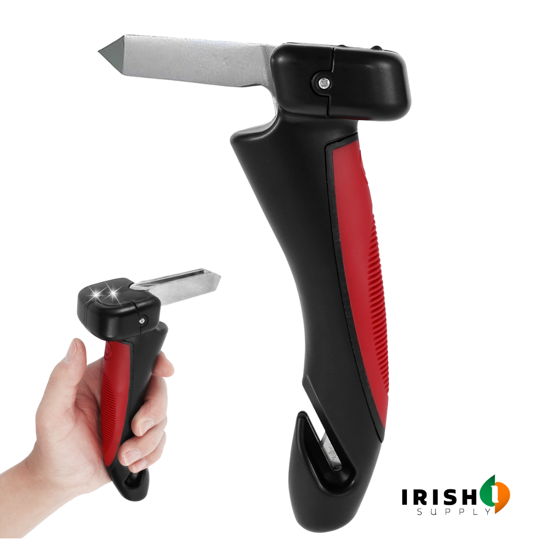Men's Car Door Handle Assist with Emergency Window Breaker and Seatbelt Cutter - Image 8