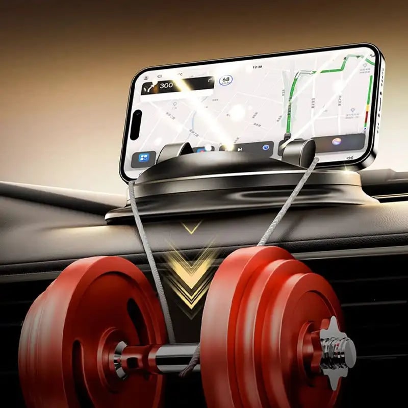 Men's Car Phone Holder Mount for Vehicle Dashboard with 360 Degree Rotating Clamshell Design - Image 4