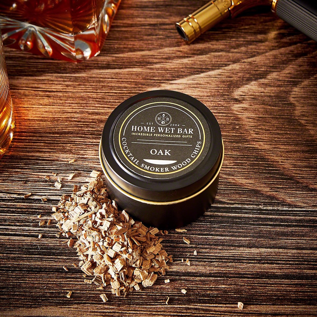 Men's Cocktail Wood Chips Smoking Set with Oak Cherry and Hickory - Image 4