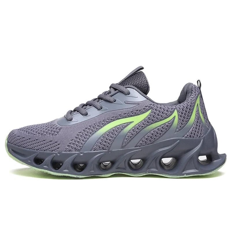 Mens Cushioned Running Shoes Athletic Orthopedic Breathable Mesh Blade Sole Supportive Sneakers - Image 6