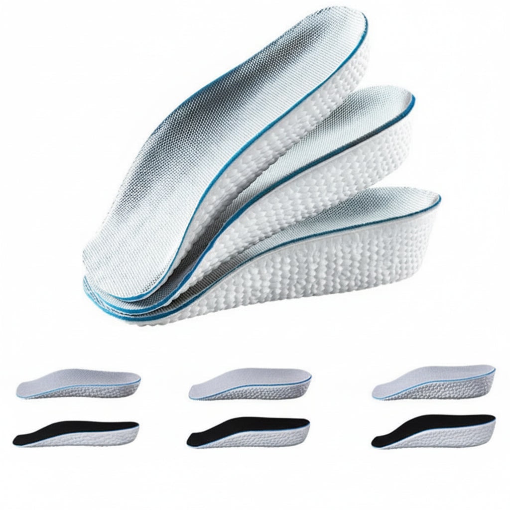 Men's Custom Arch Support Insoles with Height Boost and Ergonomic Heel - Image 4