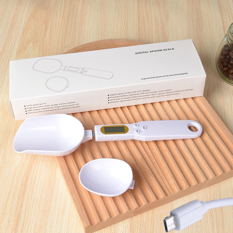 Men's Digital Measuring Spoon Scale with Detachable Scoops and Lcd Display - Image 2