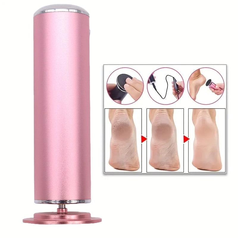 Men's Electric Foot File and Callus Remover with Rechargeable Roller Head - Image 4