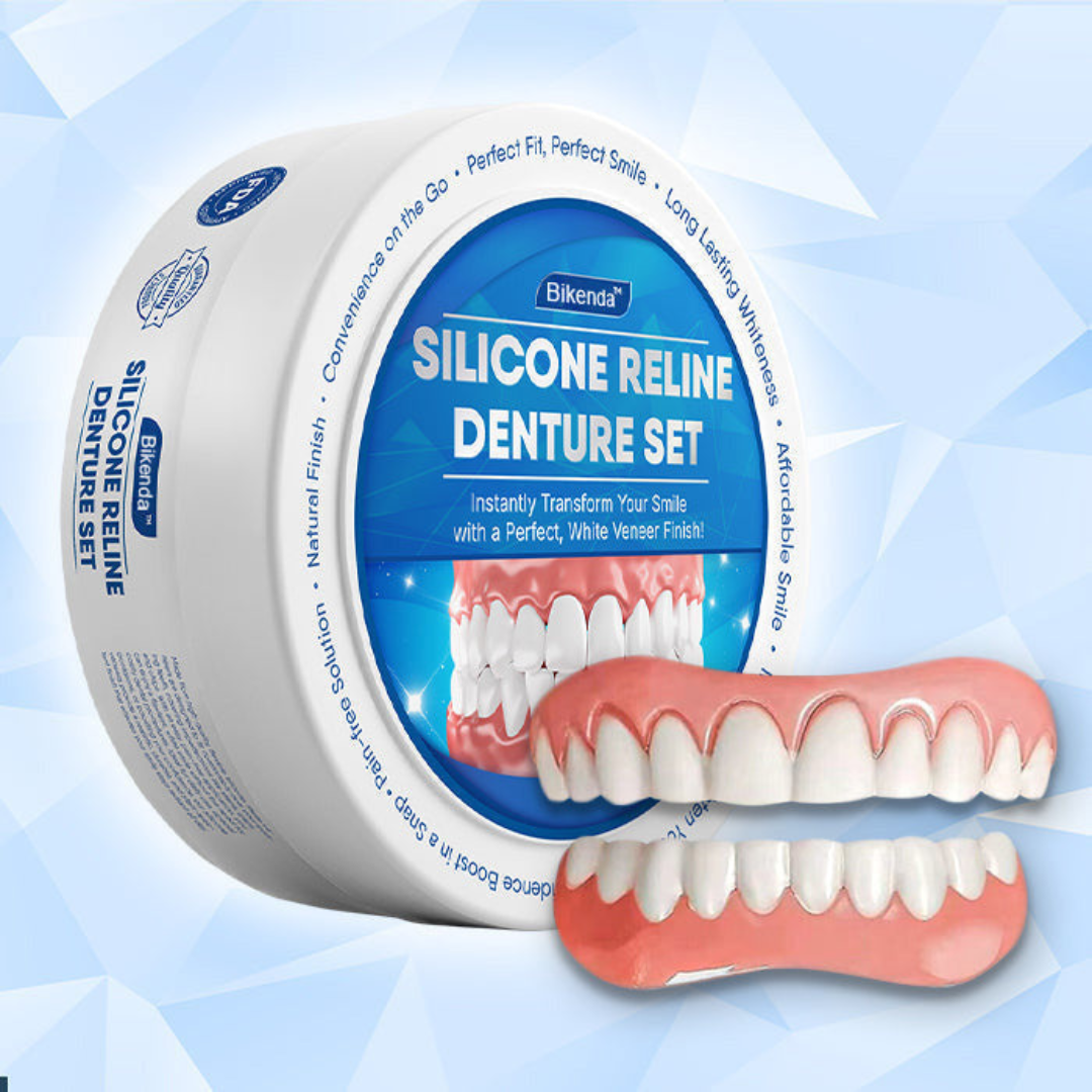 Men's False Teeth Repair Kit Denture Reline Dental Tooth Filling with Silicone Liner - Image 1